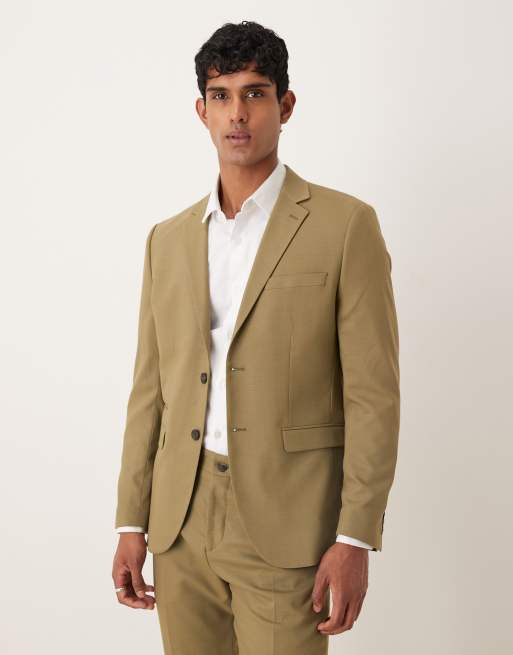 Selected Homme – Neil – Dopasowana zielona marynarka