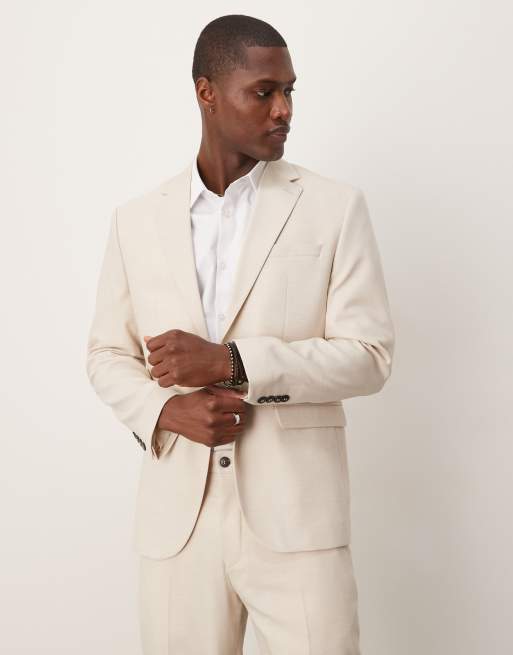 Selected Homme – Neil – Gräddvit kavaj i regular fit