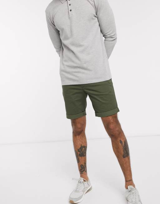 Organic cotton chino shorts