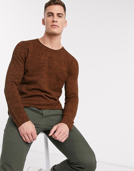 Selected Homme organic cotton crew neck jumper