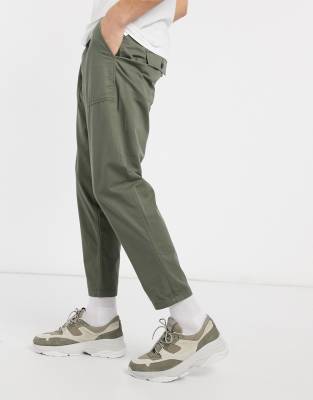 tapered utility trousers