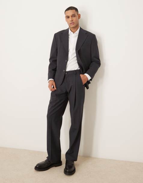 Selected Homme Otto relaxed fit wool blend pants - view 1