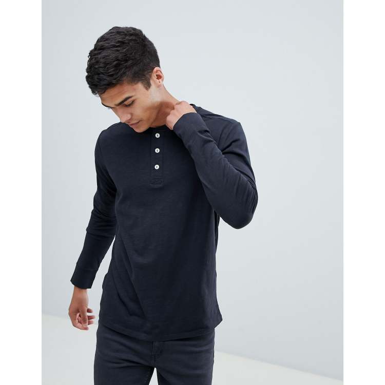 Henley shirt homme new arrivals