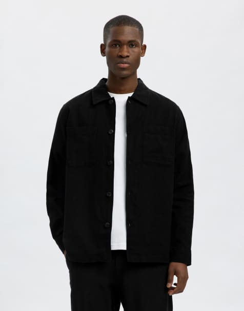 Selected Homme - Overshirt in zwart - view 1