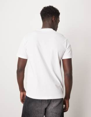Selected Homme Oversized Heavy Weight T-shirt In White