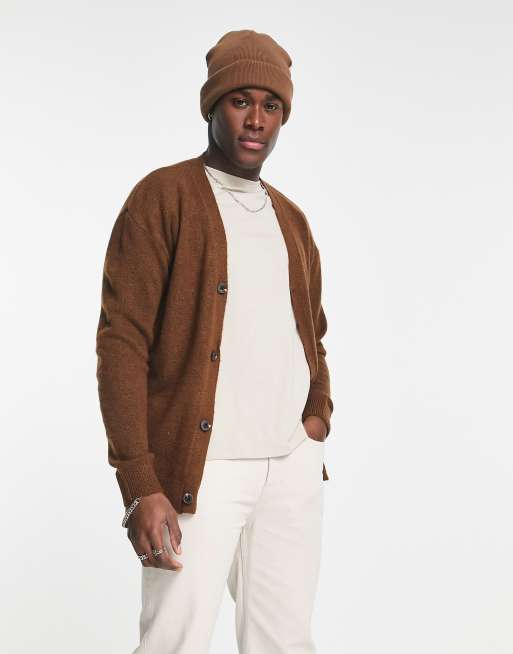 Men oversize outlet cardigan