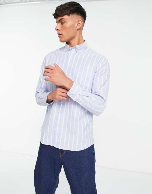 Striped oxford shirt with button-down collar - Striped shirts