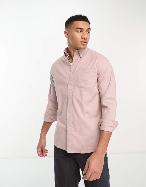 Selected Homme - Oxford overhemd in zachtroze 