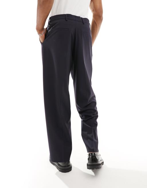 Pantalon costume large homme sale