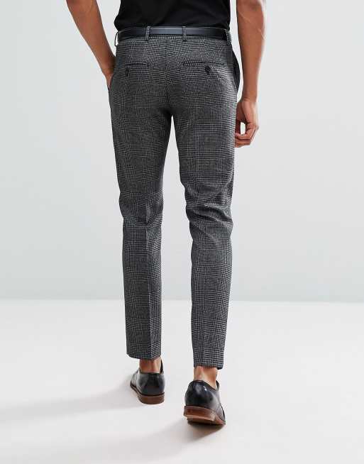 Pantalon prince de galles homme slim new arrivals