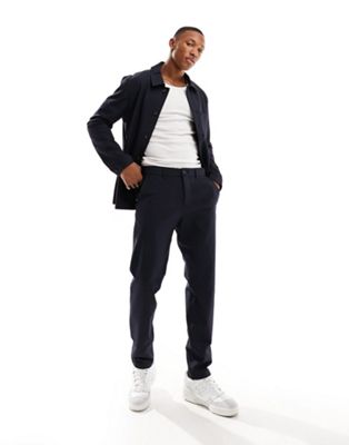 Selected Homme slim fit suit trouser in navy - ASOS Price Checker