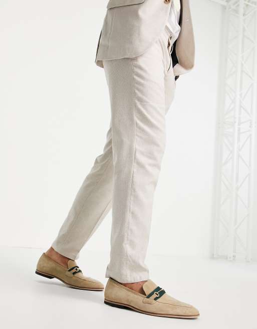 Pantalon en 2025 lin beige homme