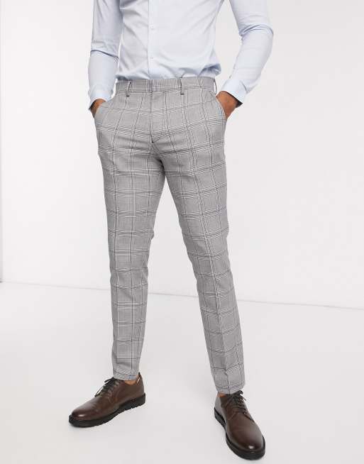 Pantalon classique homme a carreaux new arrivals