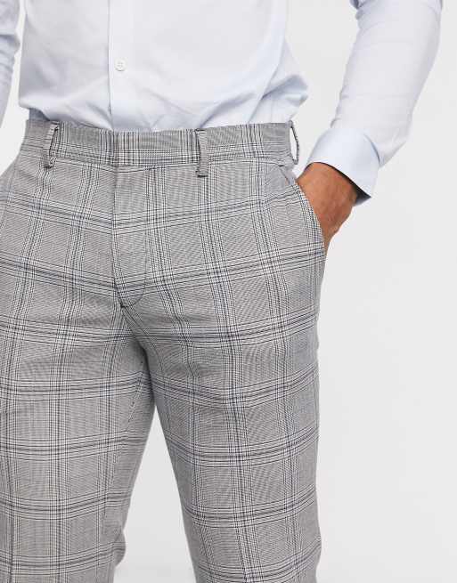 Que mettre avec un online pantalon gris a carreaux