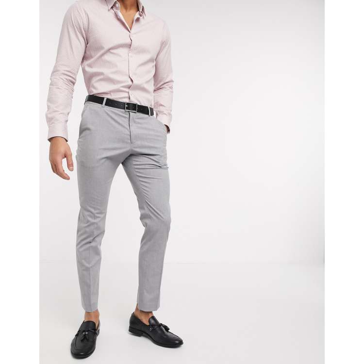 Pantalon homme gris clair hot sale