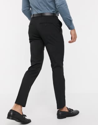Pantalon Homme Chino Rayé Stretch - Coupe Ajustée, Élégant Décontracté - Pour Bureau Ou Loisirs - 8