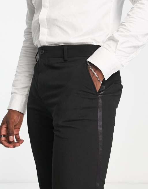 Selected Homme Pantalon de smoking coupe slim Noir