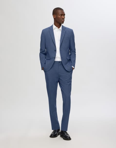 Selected Homme - Pantalon in donkerblauw - view 1