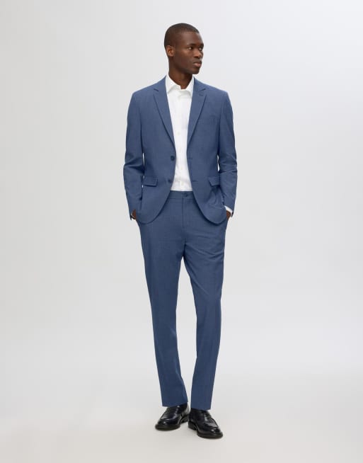 Selected Homme - Pantalon in donkerblauw