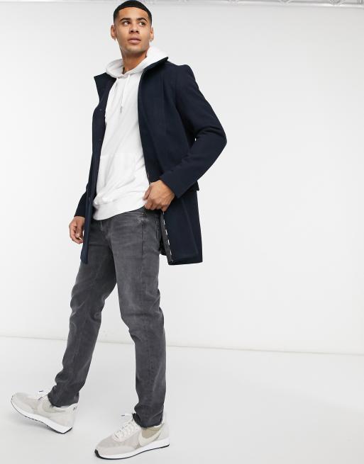 Selected Homme Pardessus Bleu Marine Asos