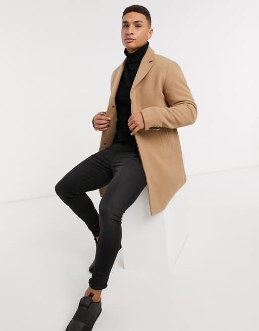 Selected Homme Pardessus Camel Asos