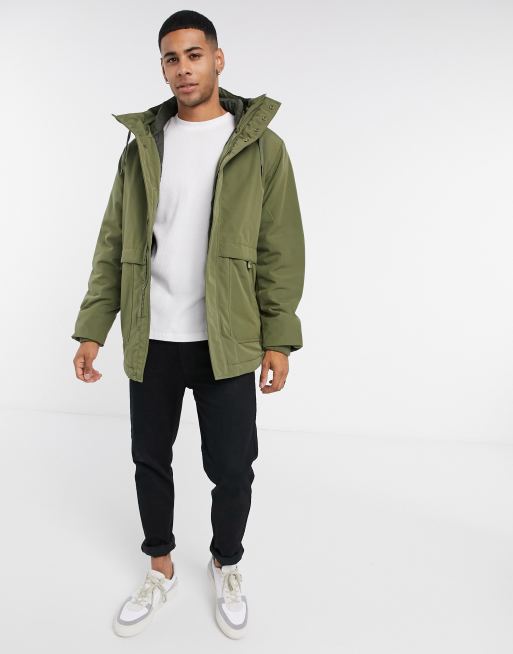 Selected Homme - Parka avec rembourrage - Vert - MGREEN | ASOS