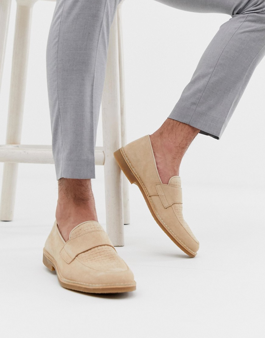 Selected Homme penny loafer in beige