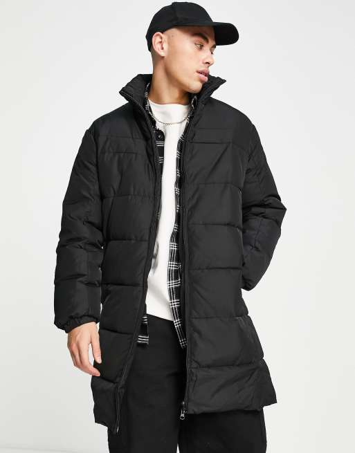 Selected Homme - Piumino taglio lungo nero 
