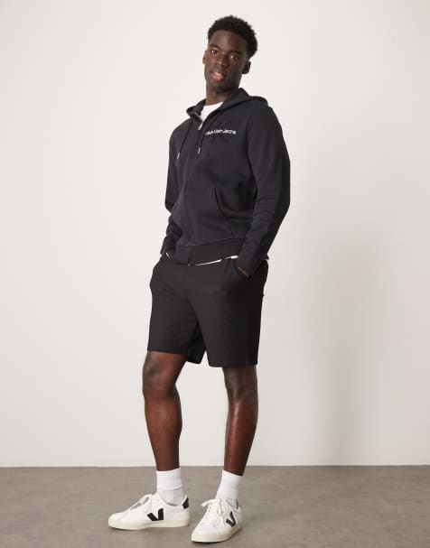 Selected Homme plisse shorts in black - part of a set - view 1