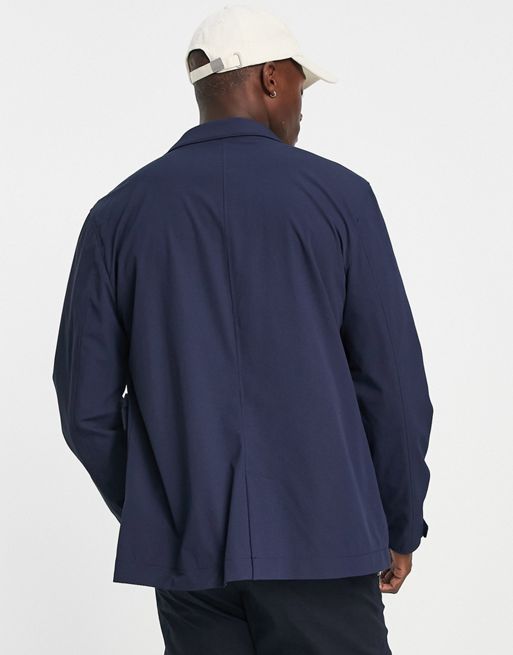 Selected Homme pocket detail jacket in navy