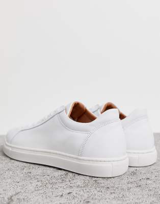 asos white leather sneakers