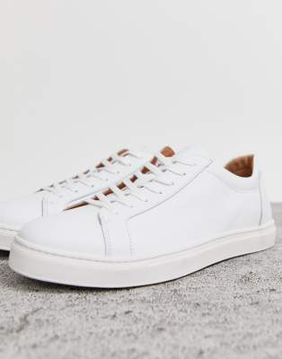 asos white leather trainers