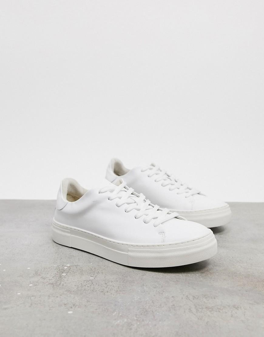Selected Homme premium sneakers with thick sole in white