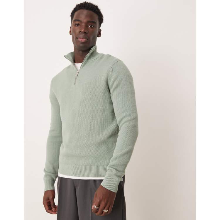 Selected Homme Pull Half Zip Homme Selected Homme Pull à Col Zippé