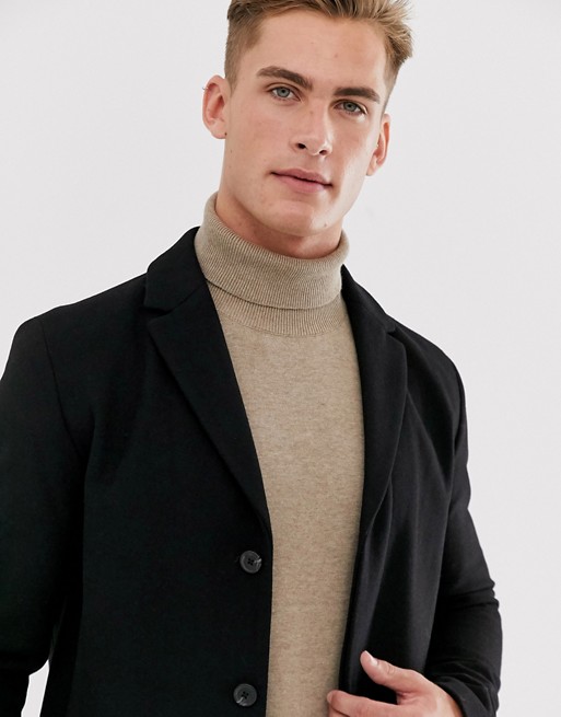 Selected Homme recycled wool overcoat