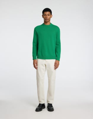 Selected Homme Regular tapered fit jeans in egret-Grey