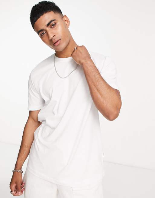 Selected Homme relaxed fit t shirt in white ASOS