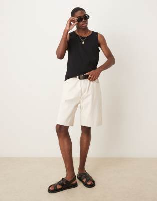 Selected Homme Ribbed Tank Top In Black