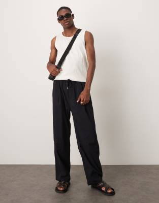 Selected Homme Ribbed Tank Top In White