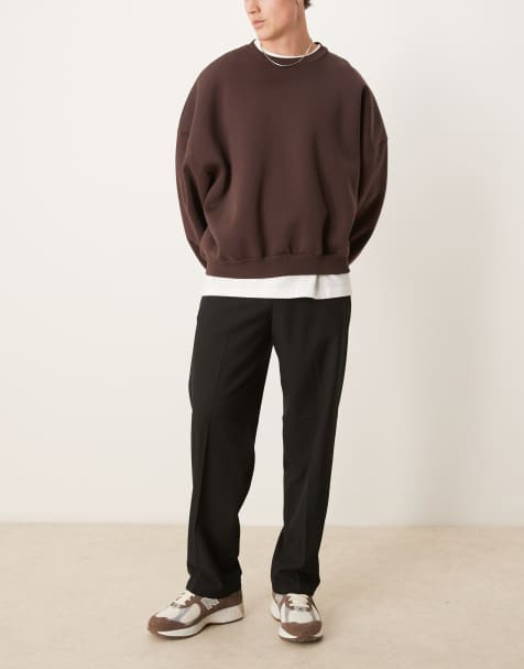 Selected Homme Robert loose fit pants in black - view 1
