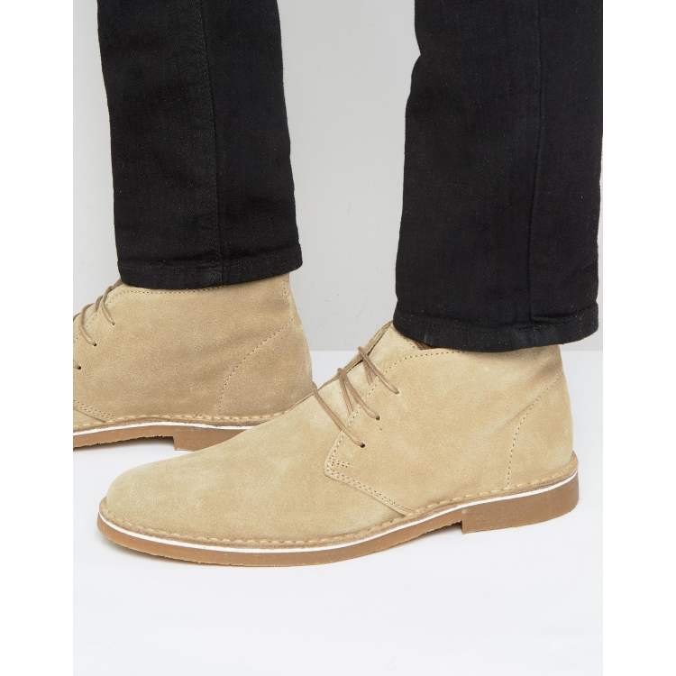 Selected homme desert boots sale