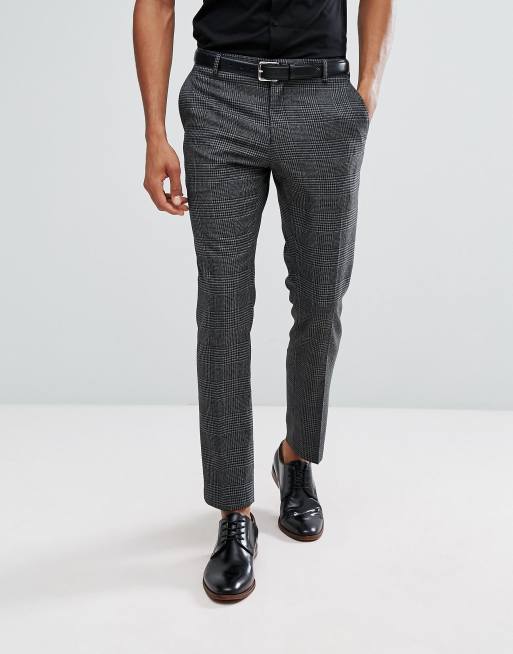 Selected Homme – Schmaler, grauer Anzug mit Prince of Wales-Karomuster , 3 von 3