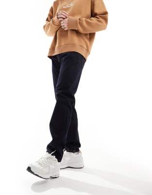 Selected Homme - Scot - Jeans met rechte pasvorm in donker marineblauw 