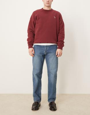 Selected Homme Scott Straight Fit Jeans In Blue Wash