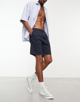 Selected Homme relaxed fit short in washed navy - ASOS Price Checker