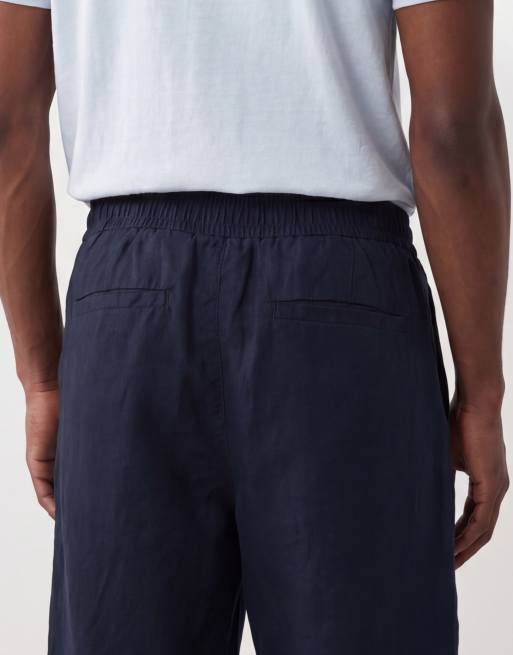 Selected Homme – Shorts aus purem Leinen in Marineblau, 5 von 5