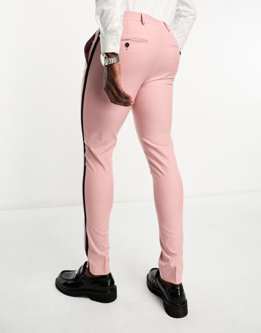 Pink skinny 2025 dress pants