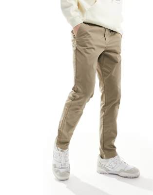 slim fit chino in beige-Neutral