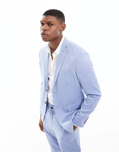 Selected Homme - Slim fit colbert in blauw - view 1
