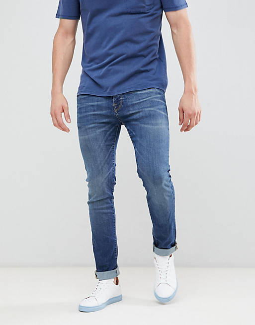 Selected Homme Slim Fit Mid Blue Jeans | ASOS